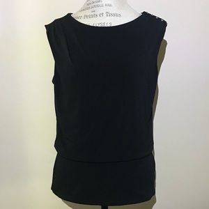 White House Black Market Black Tank (EUC)